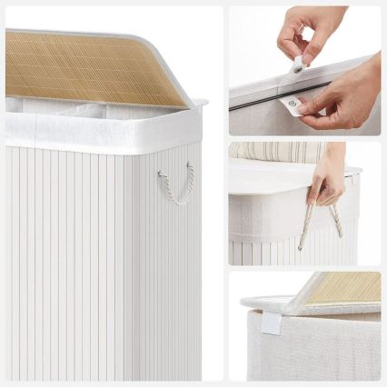 Skalbinių krepšys GUS baltas