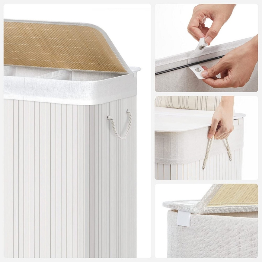 Skalbinių krepšys GUS baltas