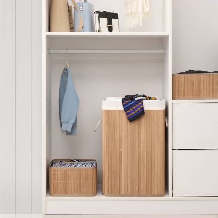 Skalbinių krepšys GUS rudas