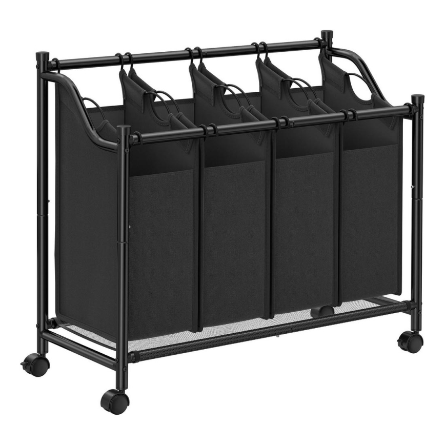 Skalbinių krepšys LINA juodas