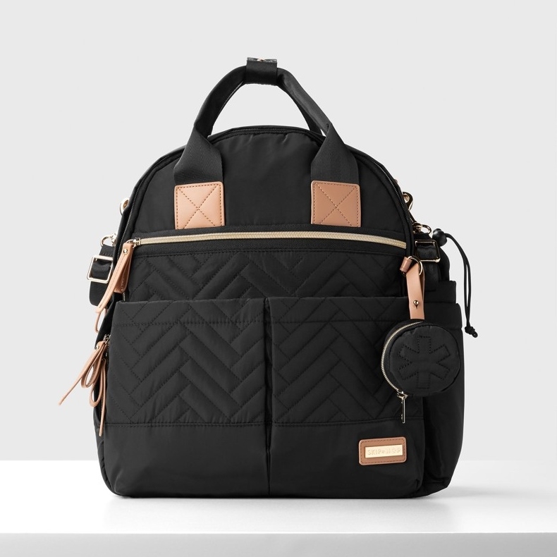 Skip Hop - 6in1 keičiamų daiktų kuprinė vežimėliui SUITE SET juoda