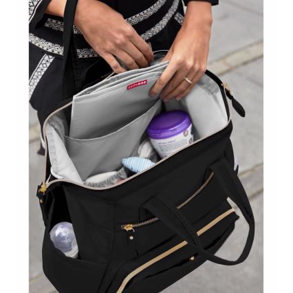 Skip Hop - Keičiamoji kuprinė vežimėliui MAINFRAME juoda