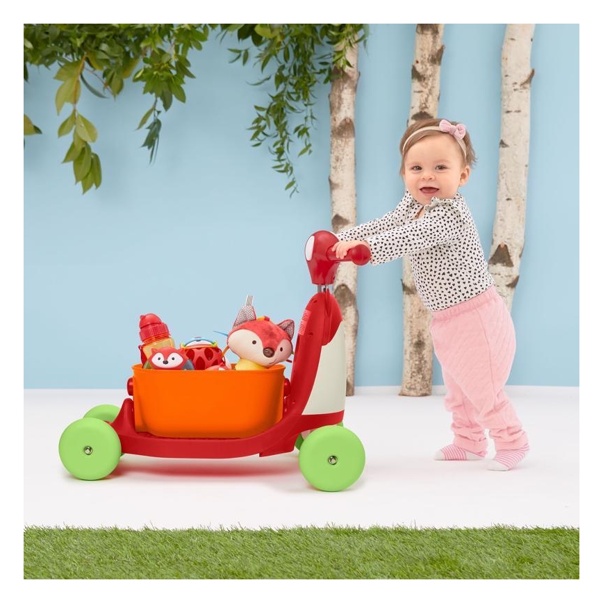 Skip Hop - Stumiamas dviratis 3in1 ZOO lapė 3xAAA