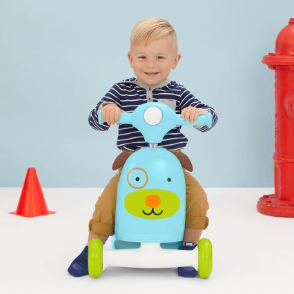 Skip Hop - Stumiamas dviratis 3in1 ZOO Šuo 3xAAA