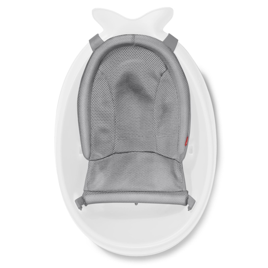 Skip Hop - Vaikiška vonelė su ergonomiška pagalvėle MOBY 3 balta