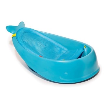 Skip Hop - Vaikiška vonelė su ergonomiška pagalvėle MOBY 3 mėlyna