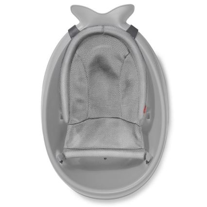 Skip Hop - Vaikiška vonelė su ergonomiška pagalvėle MOBY 3 pilka