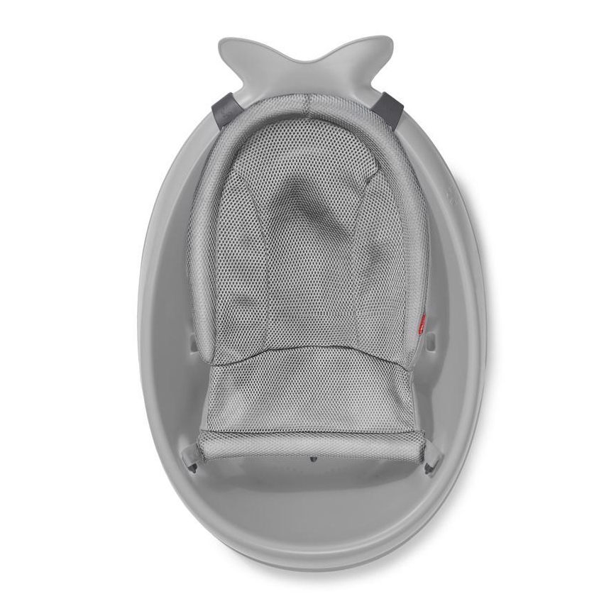 Skip Hop - Vaikiška vonelė su ergonomiška pagalvėle MOBY 3 pilka