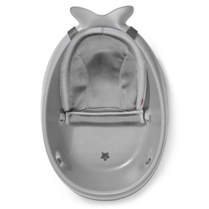 Skip Hop - Vaikiška vonelė su ergonomiška pagalvėle MOBY 3 pilka