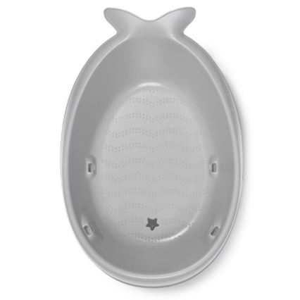 Skip Hop - Vaikiška vonelė su ergonomiška pagalvėle MOBY 3 pilka