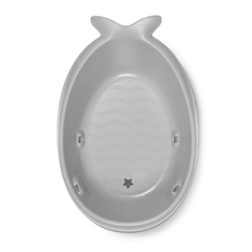 Skip Hop - Vaikiška vonelė su ergonomiška pagalvėle MOBY 3 pilka