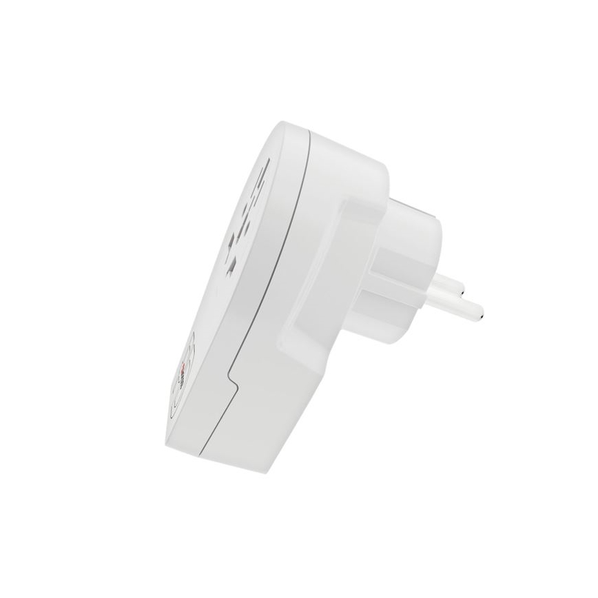Kelioninis adapteris Europe USB C20PD – skirtas užsieniečiams Čekijoje, USB‑C 20 W, E/F tipo kištukas