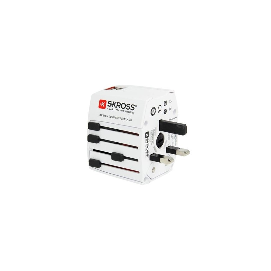 MUV kelioninis AC USB įkroviklis, USB-A + USB-C, 15W