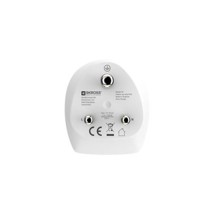 Kelioninis maitinimo adapteris Indijai (D tipo)