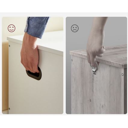 Skrynia TOVIAN balta