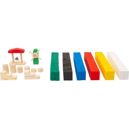 Small foot - Mediniai domino rallye 490 vnt.