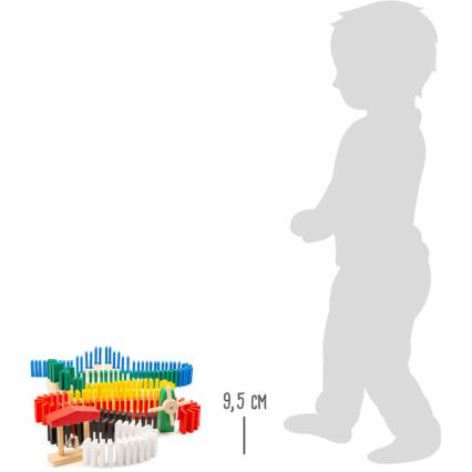Small foot - Mediniai domino rallye 490 vnt.