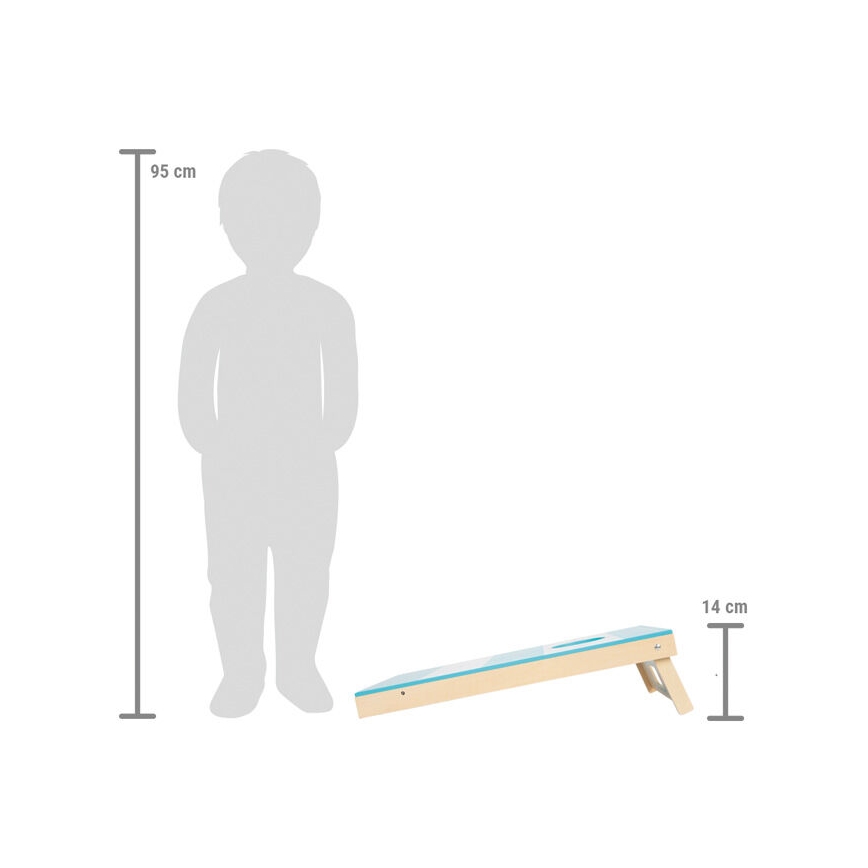 Small Foot - 2 viename žaidimas: cornhole ir stalo ritulys Active