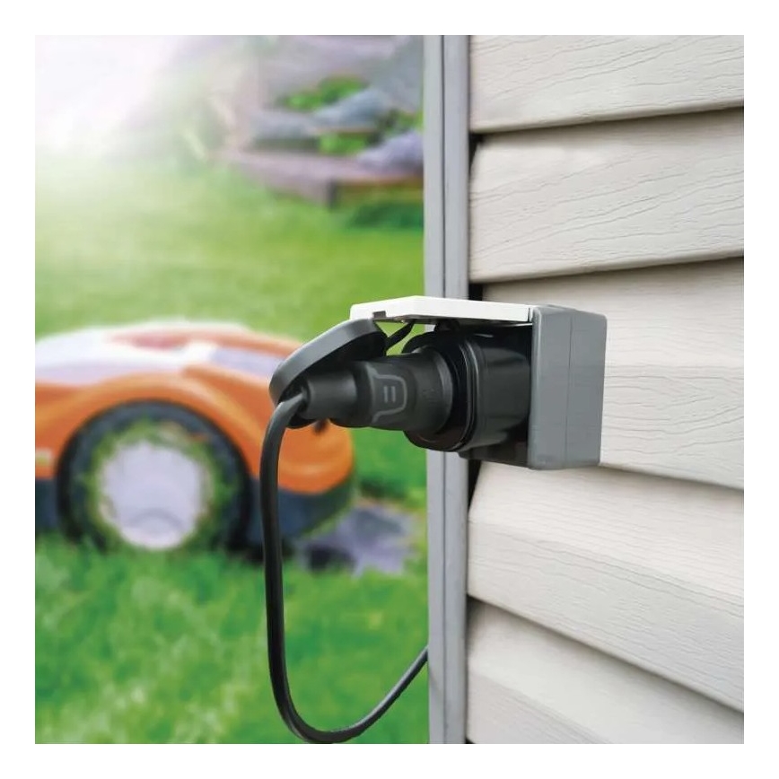 Smart lauko socket GoSmart 3680W/230V/16A Wi-Fi Tuya IP44