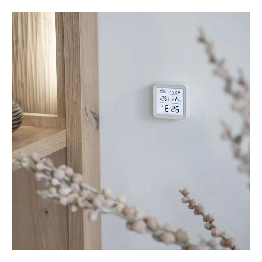 Smart Skaitmeninis termometras GoSmart 3xAAA Tuya balta