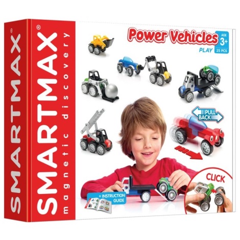 Smartmax - Rinkinys magnetinių automobilių 25 vnt.