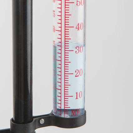 Sodo meteorologinė stotelė 3 viename 145 cm juoda