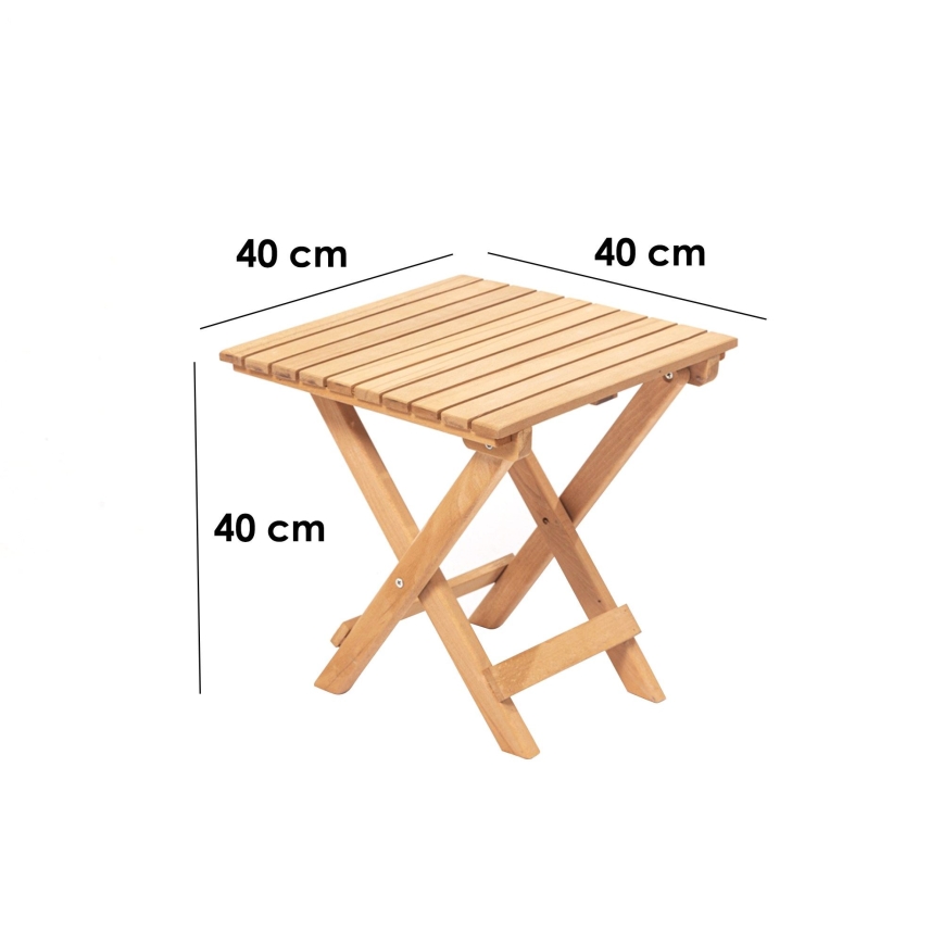 Sodo stalas 40x40 cm bukas