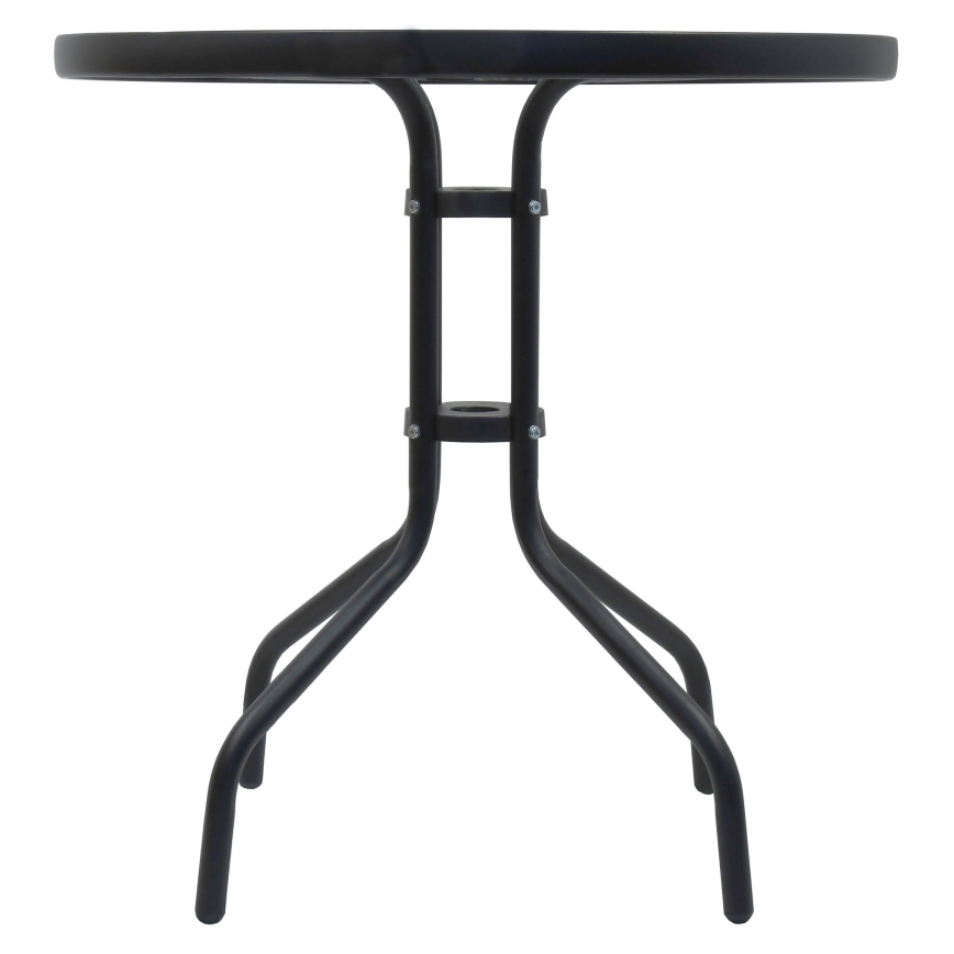 Sodo stalas d. 70 cm juodos spalvos