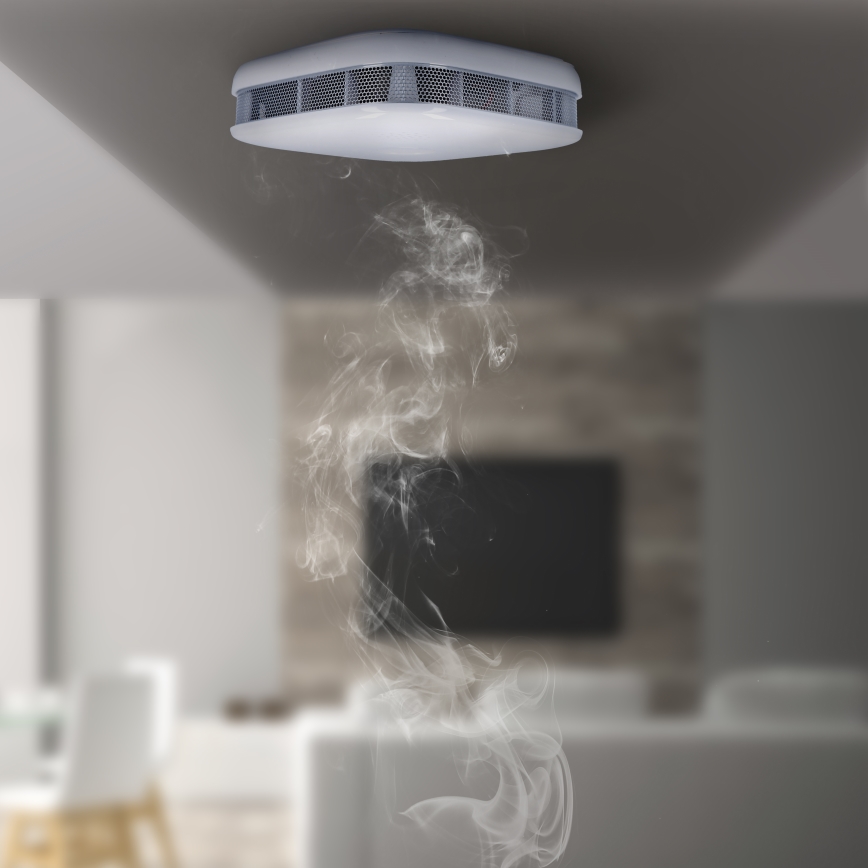 Dūmų detektorius Su alarm 85dB 3V Wi-Fi