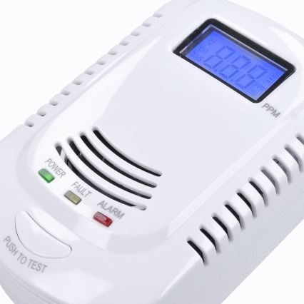 Anglies monoksido ir degiųjų dujų detektorius 230V