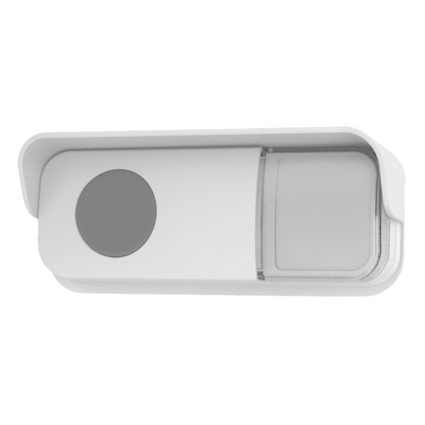 Bevielis prijungiamas durų skambutis 230V + 2x mygtukas IP56 balta