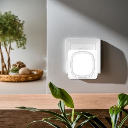 Belaidis durų skambutis su LED apšvietimu 230V IP56 balta