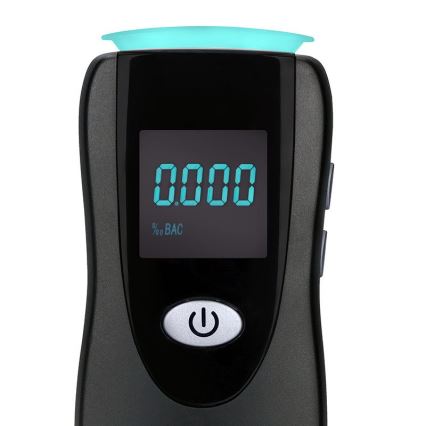 Profesionalus bekontaktis alkotesteris Fuel Cell, 0,0 - 5,0‰ BAC jautrumas 0,08‰ 3xAA