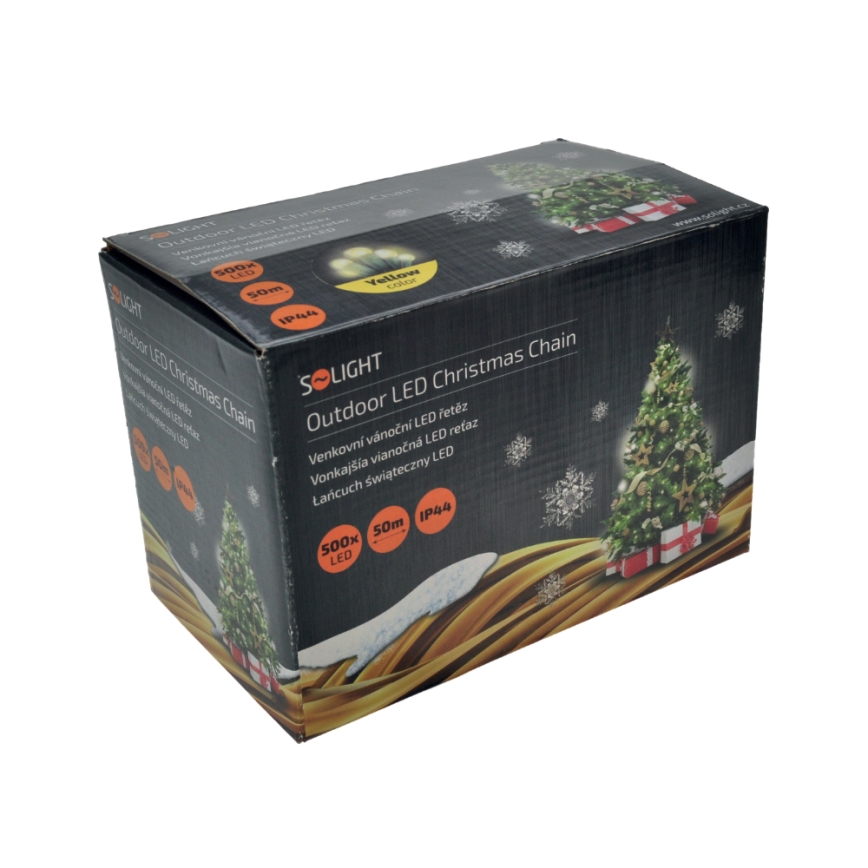 LED Lauko Kalėdinė girlianda 500xLED/8 funkcijos IP44 55m šilta balta