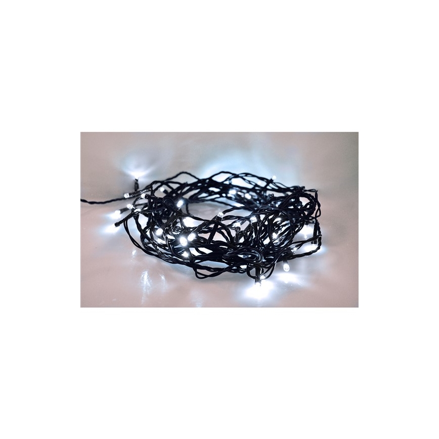 LED Kalėdinė girlianda 400xLED/8 funkcijos 25 m IP44 šaltai balta