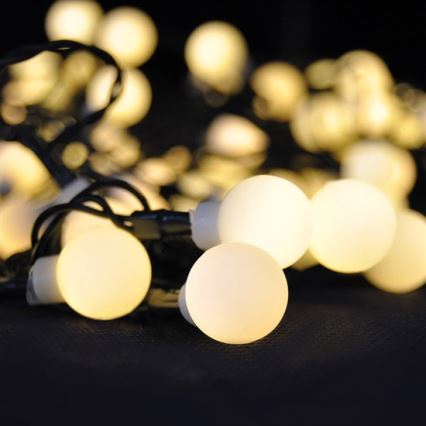 LED RGB dimeriuojama lauko girlianda, 100 LED / 8 funkcijos, 15 m, IP44 + nuotolinis valdymas