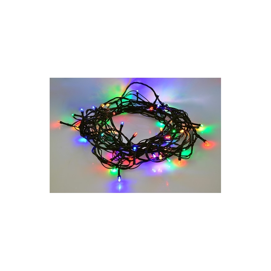 LED Lauko Kalėdinė girlianda 100xLED/8 funkcijos IP44 13m daugiaspalvis