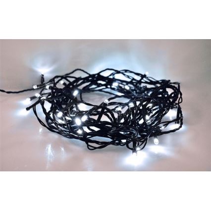 LED Lauko kalėdinė girlianda 100xLED/8 funkcijų 13m IP44 šaltai balta