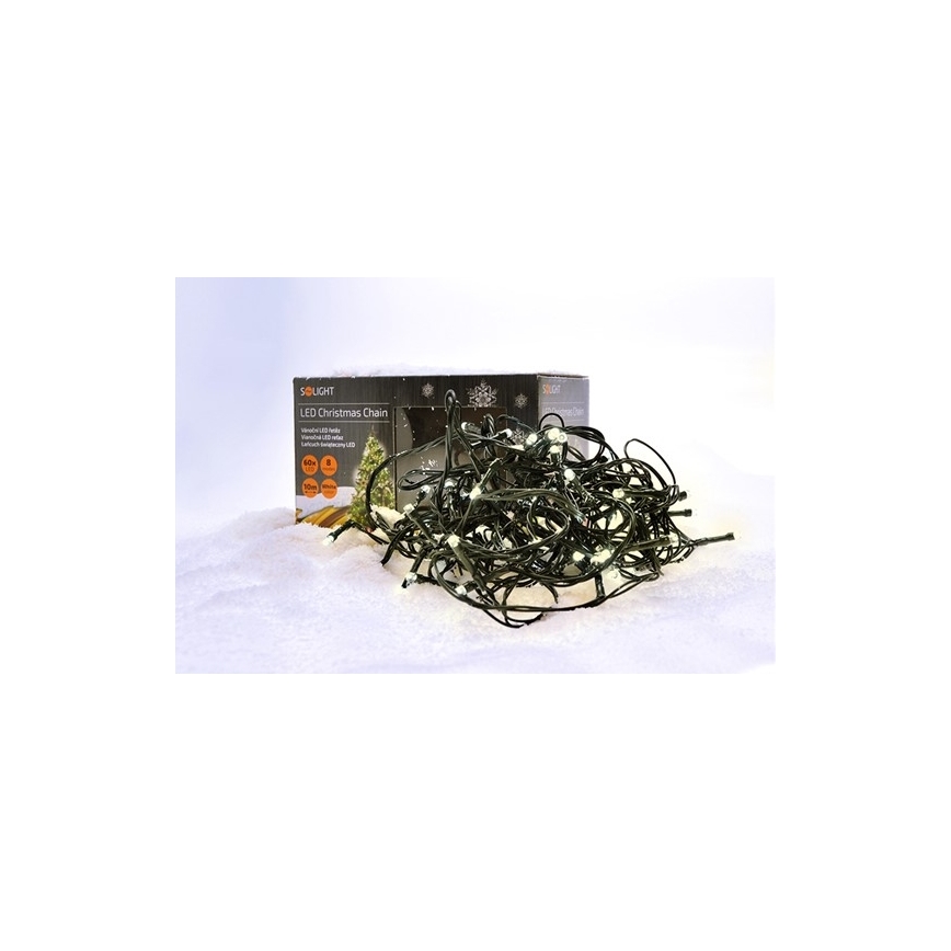 Lauko LED girlianda 100x LED / 8 funkcijų IP44 13 m šiltai balta