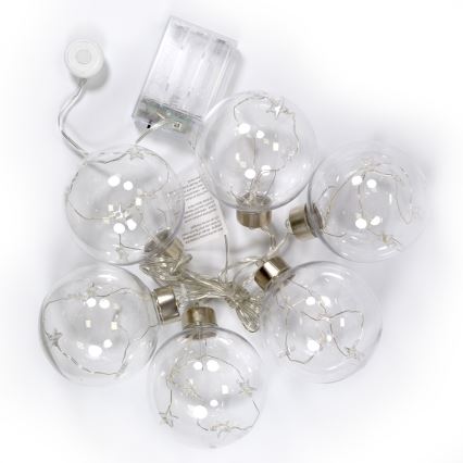 LED kalėdinė girlianda 30xLED 2,5m šilta balta