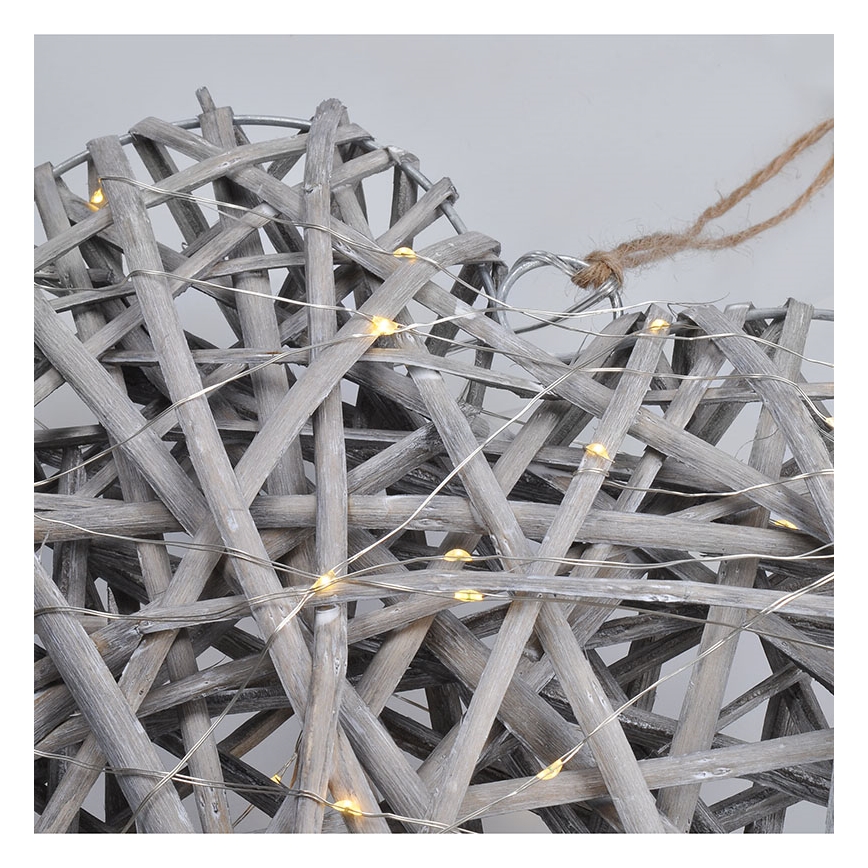 LED Kalėdinė dekoracija LED/2xAA rotango