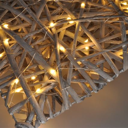 LED Kalėdinė dekoracija LED/2xAA rotango