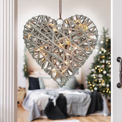 LED Kalėdinė dekoracija LED/2xAA rotango