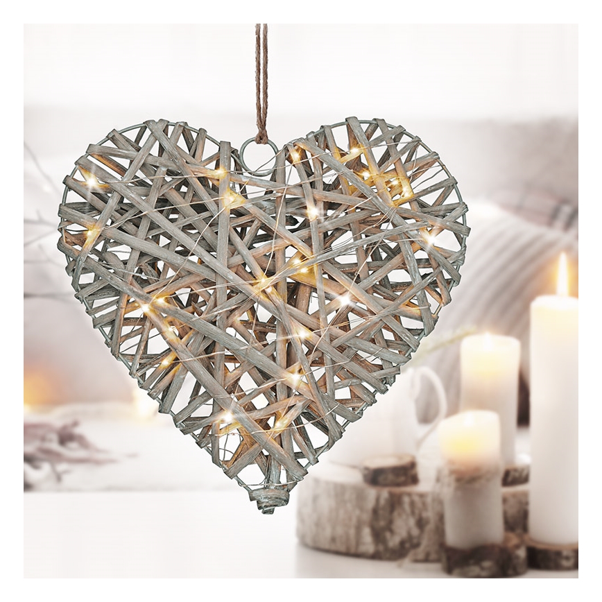 LED Kalėdinė dekoracija LED/2xAA rotango