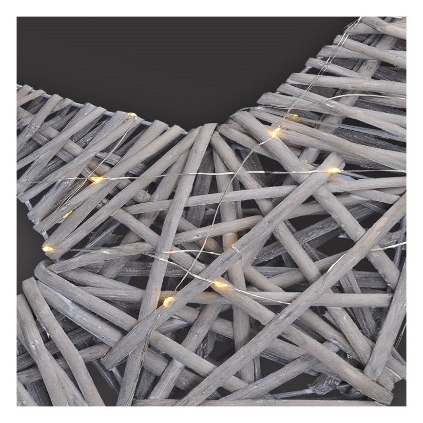 LED Kalėdinė dekoracija LED/2xAA rotango