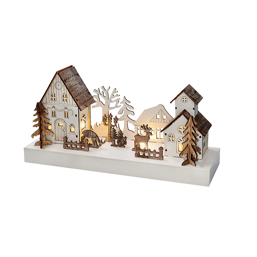 LED kalėdinė dekoracija LED/2xAA šilta balta