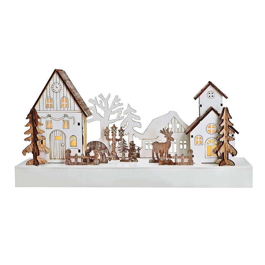 LED kalėdinė dekoracija LED/2xAA šilta balta