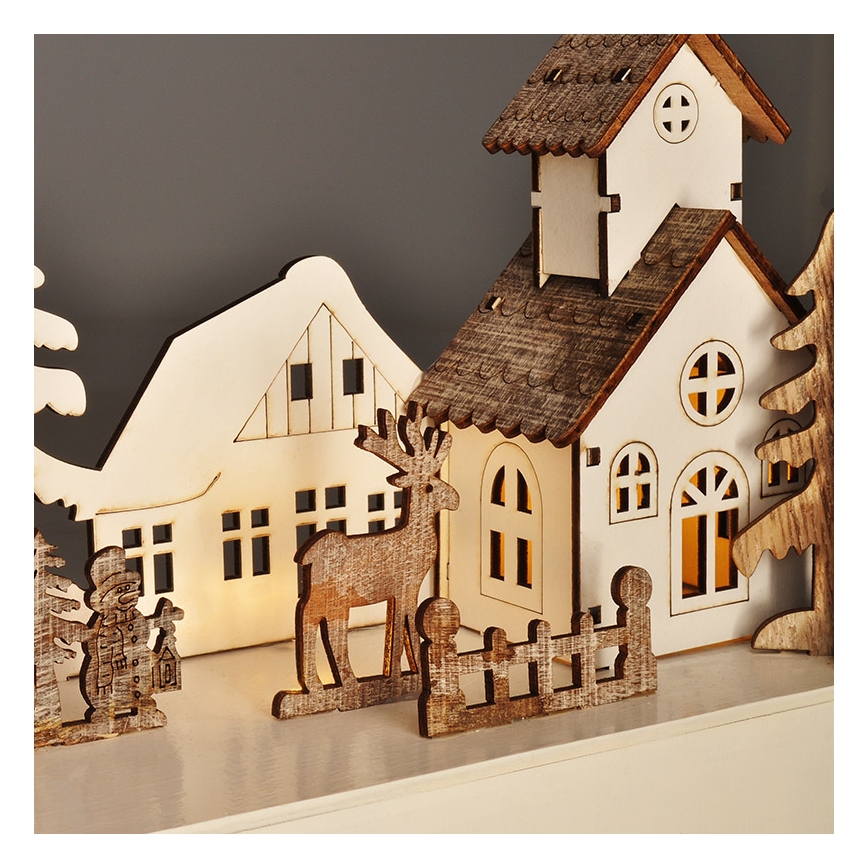 LED kalėdinė dekoracija LED/2xAA šilta balta