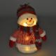 LED Kalėdinė dekoracija LED/3xAA sniego senelis