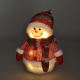 LED Kalėdinė dekoracija LED/3xAA sniego senelis
